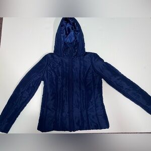 Women's Lightweight Packable Down Blue Jacket Coat